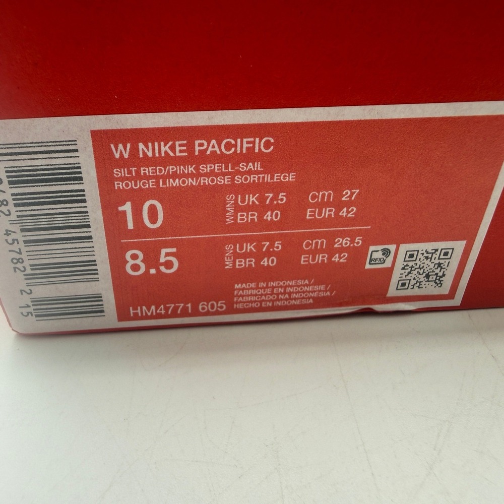 Nike Pacific Shoes Womens Size 10 Silt Red Pink Lifestyle HM4771-605 - Picture 2 of 8
